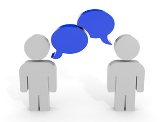 3D people. Social network concept.