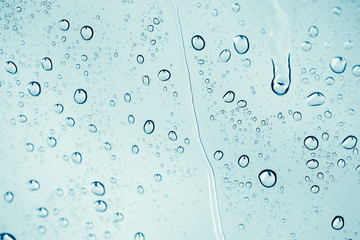 Blue Abstract Water Drops Background