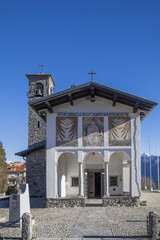 Fototapeta premium Ghisallo: sanctuary dedicated Madonna Protectress of cyclists