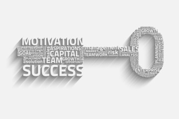 key with business word