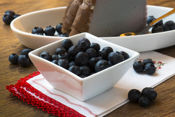 blueberries cheesecake