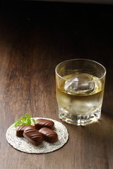 ブランデーとチョコレート