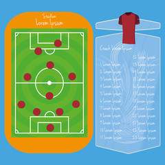Soccer Field Editable With Space For Text