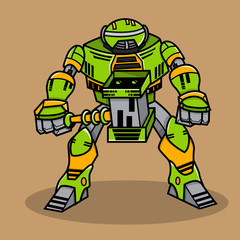 Cartoon Robot