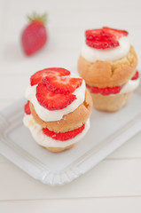 Erdbeer Shortcake Cupcakes