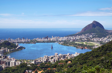 Fototapeta na wymiar Rio de Janeiro. General view of the city.