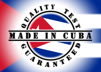 Quality test guaranteed stamp