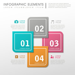 abstract banner infographics