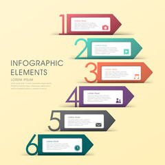 abstract banner infographics