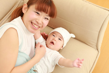 母親とあかちゃん