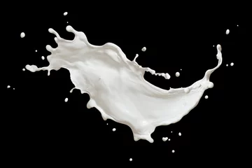 Poster milk splash © Okea