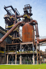 Fototapeta na wymiar Steel factory