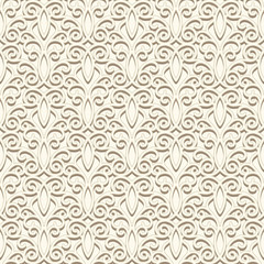 Vintage light beige seamless pattern