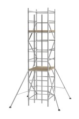 realistic 3d render of scaffolings