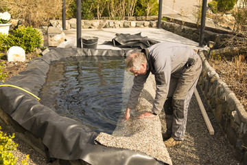 Building a garden pond