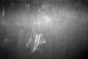 black empty school dirty chalk board