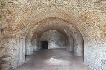 Fototapeta na wymiar old construction of cellar for beer or wine