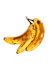 Over Ripe Bananas Isolated