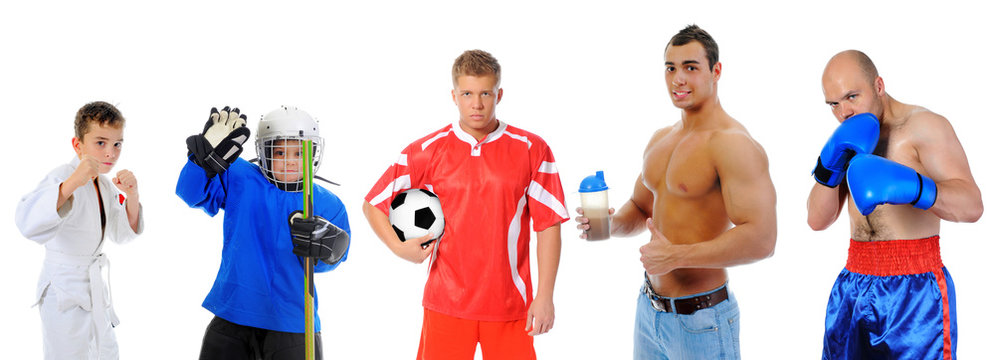 The team of great athletes