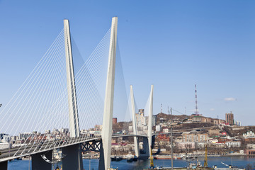 Big suspension bridge