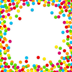 Confetti celebration background.