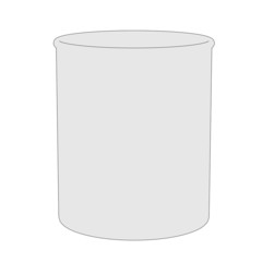 cartoon image of drink glass