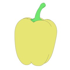 cartoon image of pepper vegetable