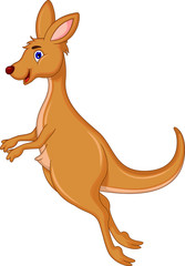 kangaroo cartoon jumping