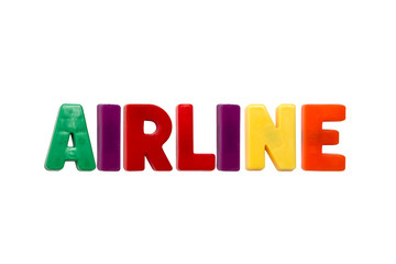 Letter magnets AIRLINE