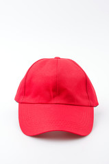 Baseball cap isolated white background