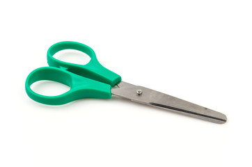 Scissors isolated white background