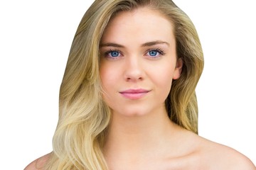 Fototapeta premium Smiling blonde natural beauty