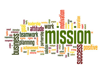 Mission word cloud