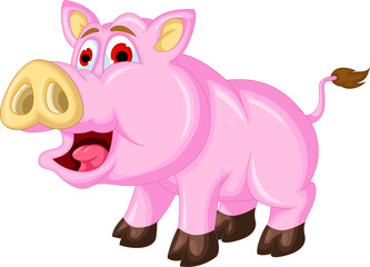 Fototapeta premium pig cartoon