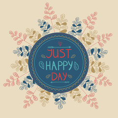 decorative floral banner