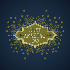 decorative floral banner