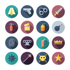 Flat Design Miscellaneous Icons