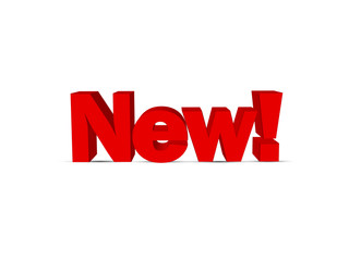 "NEW!" (marketing newsletter label stamp icon special offers)