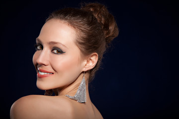 Fototapeta premium beauty woman portrait of teen girl