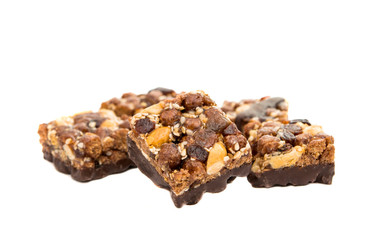 dessert with nuts and raisins