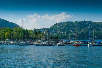 Fototapeta na wymiar Lago di Como, Italia