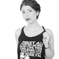 Fashion Frau mit Hang Loose Top
