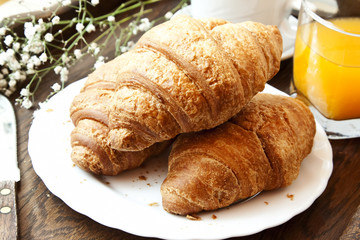 French Croissants for Breakfast
