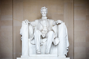 Fototapeta na wymiar Statua Abraham Lincoln