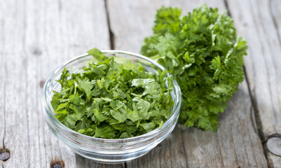 Fresh cutted Herbs (Parsley)