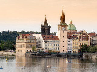 Obraz na płótnie Canvas Prague , Vltava River
