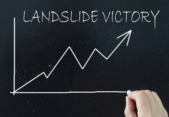 Landslide victory