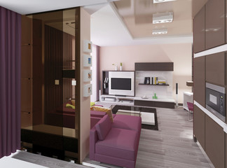 Гостиная комната интерьер