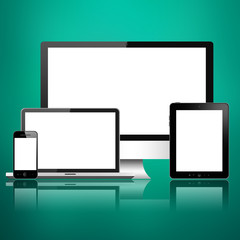 Mobile phone, tablet pc, laptop and computer