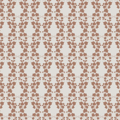 Ivy Wreaths Seamless Pattern